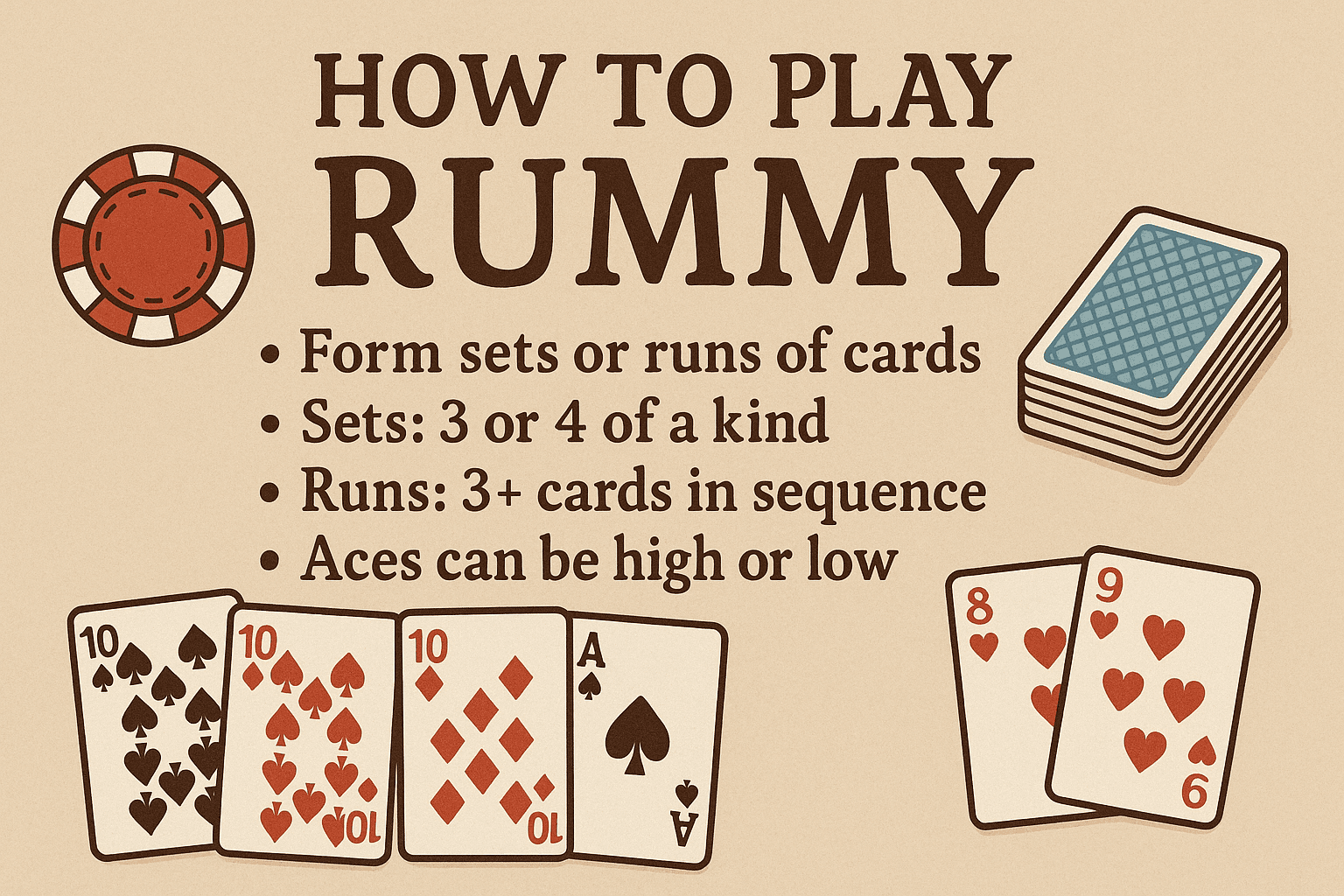 rummy gameplay guide image